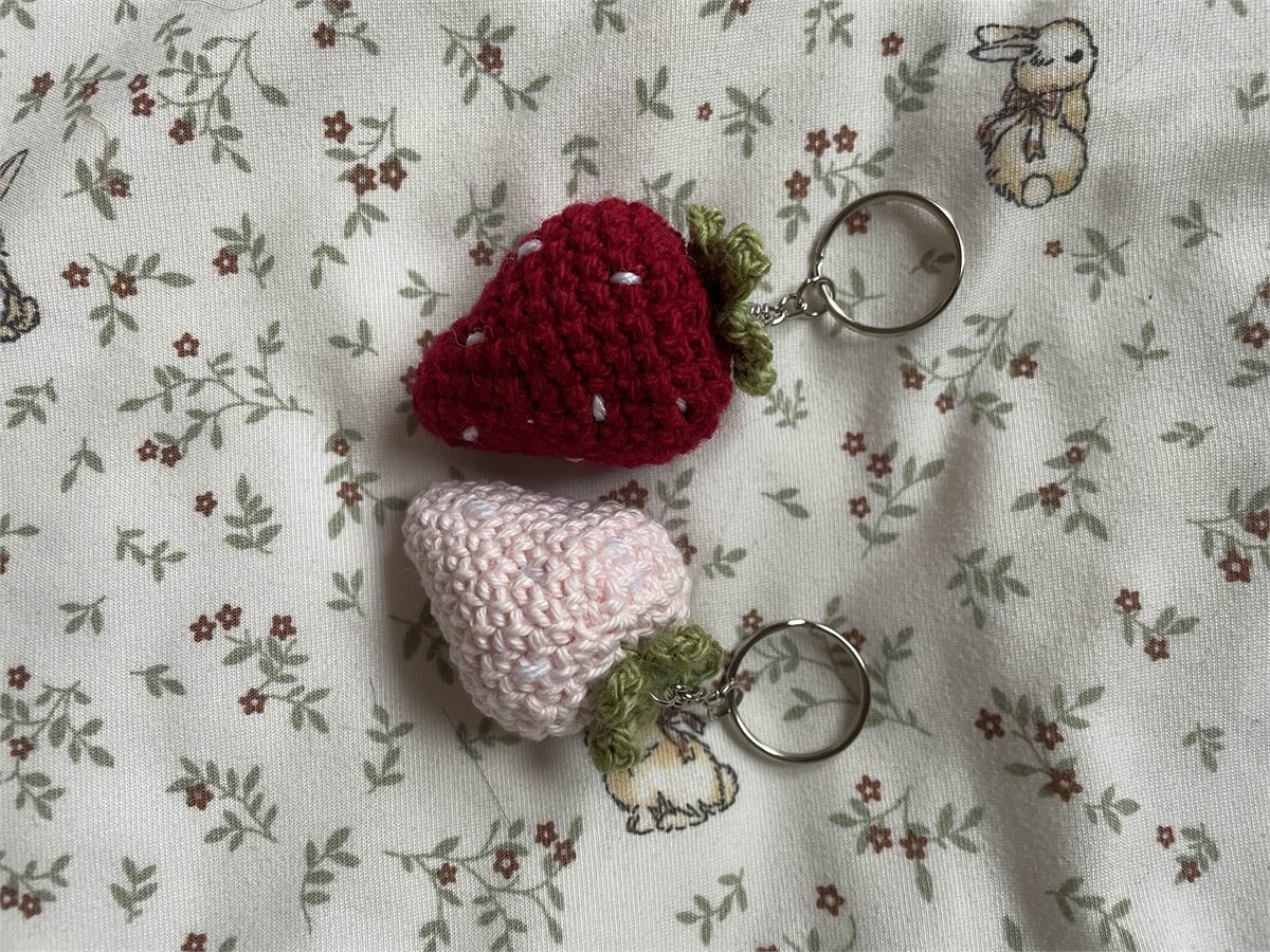 Strawberry Keychain